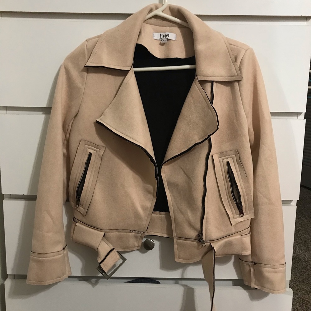 LF Evie moto suede jacket